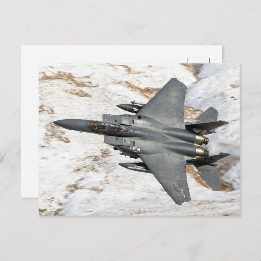 McDonnell Douglas F-15 Eagle Briefkaart (Voorkant / Achterkant)