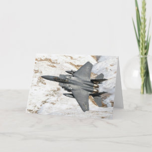 McDonnell Douglas F-15 Eagle Wenskaart Kaart