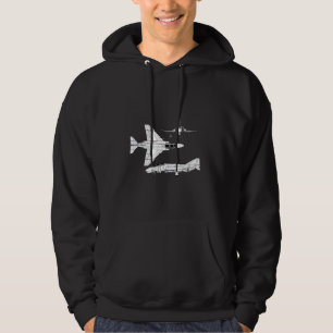McDonnell Douglas F-4 Phantom II Blueprint Vliegtu Hoodie