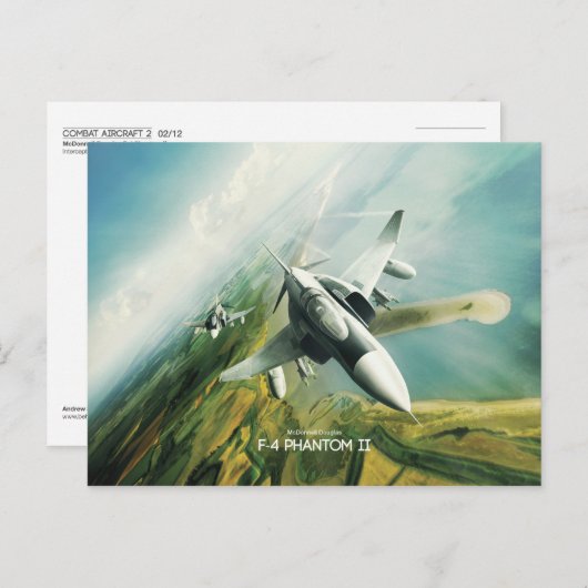 McDonnell Douglas F-4 Phantom II Briefkaart (Voorkant / Achterkant)