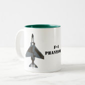 McDonnell Douglas F-4 Phantom II (Luftwaffe) Tweekleurige Koffiemok (Voorkant links)
