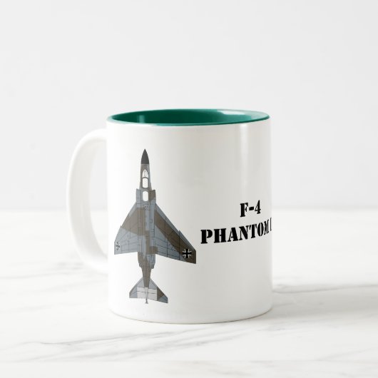 McDonnell Douglas F-4 Phantom II (Luftwaffe) Tweekleurige Koffiemok (Voorkant links)