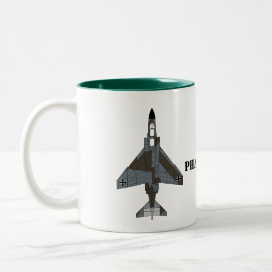 McDonnell Douglas F-4 Phantom II (Luftwaffe) Tweekleurige Koffiemok (Links)