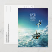 McDonnell Douglas F/A-18 Hornet briefkaart (Voorkant / Achterkant)