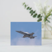 McDonnell Douglas F/A-18 Hornet Briefkaart (Staand voorkant)