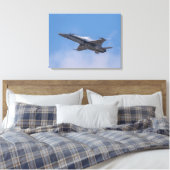 McDonnell Douglas F/A-18 Hornet Canvas Afdruk (Insitu (Slaapkamer))