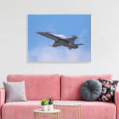 McDonnell Douglas F/A-18 Hornet Canvas Afdruk (Insitu (Woonkamer))