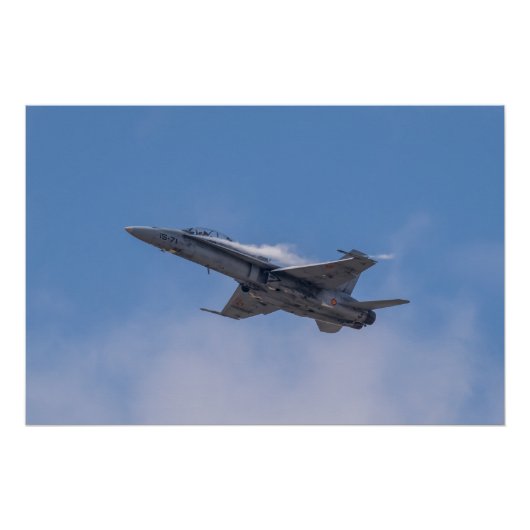 McDonnell Douglas F/A-18 Hornet Perfect Poster (Voorkant)