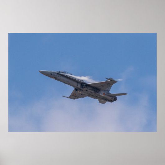 McDonnell Douglas F/A-18 Hornet Poster (Voorkant)