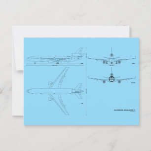 McDonnell Douglas MD-11 Briefkaart