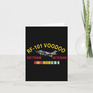Mcdonnell F-101 Voodoo Vietnam Veteraan Rf-101 Voo Kaart