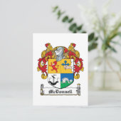 McDonnell Family Crest Briefkaart (Staand voorkant)