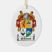McDonnell Family Crest Keramisch Ornament (Rechts)