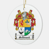 McDonnell Family Crest Keramisch Ornament (Links)