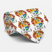 McDonnell Family Crest Stropdas (Opgerold)