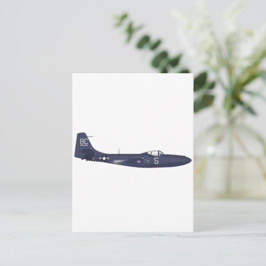 McDonnell FH-1 Phantom Briefkaart (Staand voorkant)