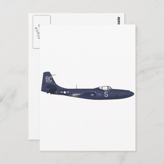 McDonnell FH-1 Phantom Briefkaart (Voorkant / Achterkant)