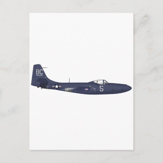 McDonnell FH-1 Phantom Briefkaart (Voorkant)