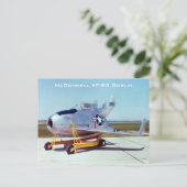 McDonnell XF-85 Goblin Briefkaart (Staand voorkant)