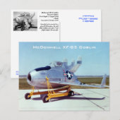 McDonnell XF-85 Goblin Briefkaart (Voorkant / Achterkant)