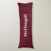 McDougall Clan Tartan Pset Body Pillow Lichaamskussen (Voorkant Verticaal)