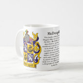 McDougall, de Oorsprong, de Betekenis en de Crest Koffiemok (Voorkant links)