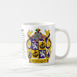 McDougall, de Oorsprong, de Betekenis en de Crest Koffiemok