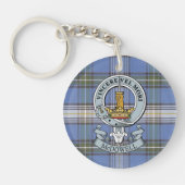 McDowell Crest + Tartan Circle Sleutelhanger (Voorkant)