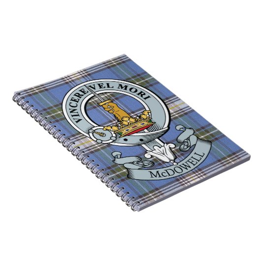 McDowell Crest + Tartan-laptop Notitieboek (Rechterzijde)