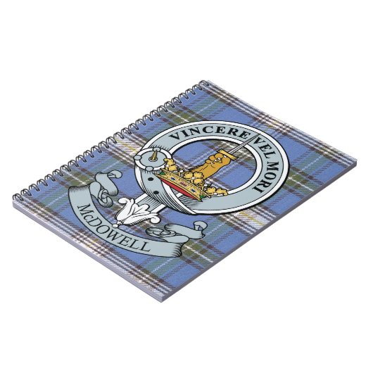 McDowell Crest + Tartan-laptop Notitieboek (Linkerzijde)