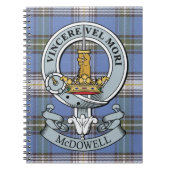 McDowell Crest + Tartan-laptop Notitieboek (Voorkant)