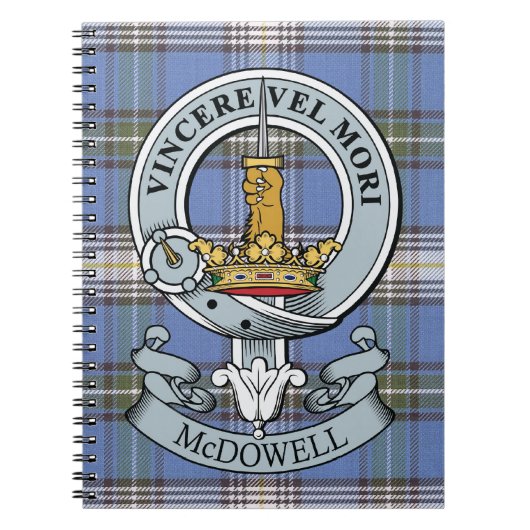 McDowell Crest + Tartan-laptop Notitieboek (Voorkant)
