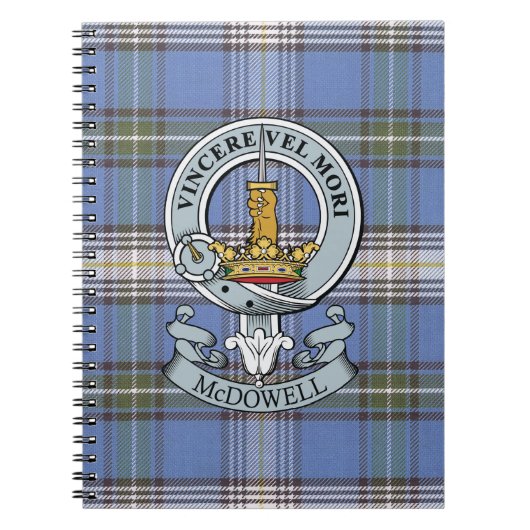 McDowell Crest + Tartan-laptop Notitieboek (Voorkant)