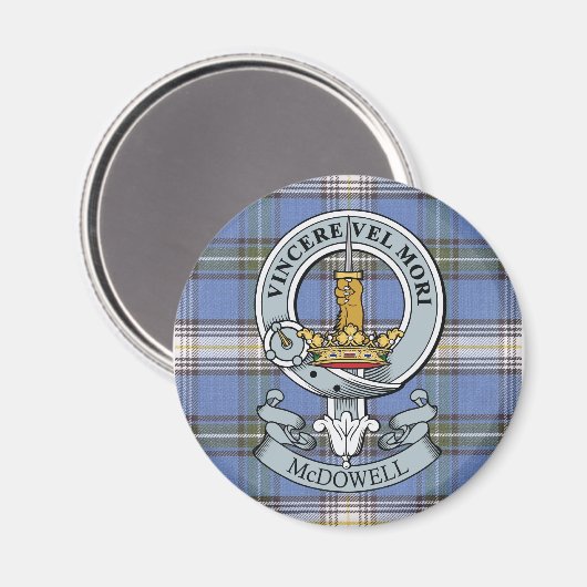 McDowell Crest + Tartan Magnet (Voorkant / Achterkant)