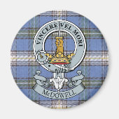 McDowell Crest + Tartan Magnet (Voorkant)