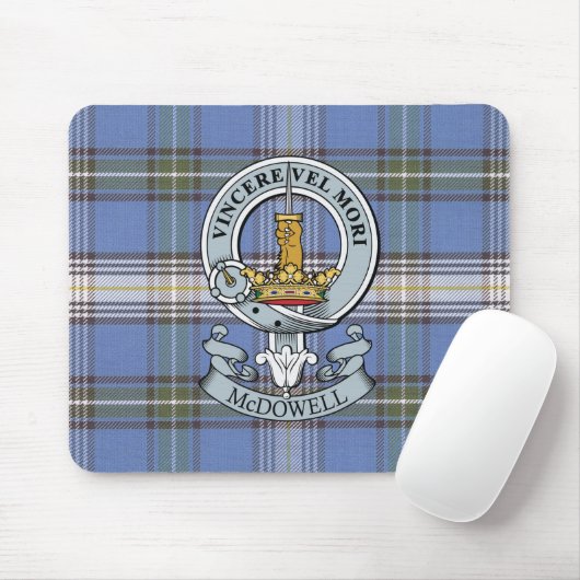 McDowell Crest + Tartan Muismat (Met muis)