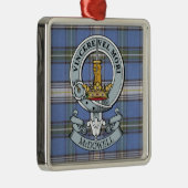 McDowell Crest + Tartan Premium Ornament (Rechts)