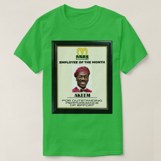 McDowells Werknemer van de Maand Akeem T-shirt (Design voorkant)