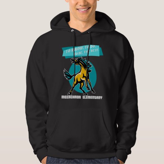 Mceachron elementaire mosterd om te weten te komen hoodie (Voorkant)