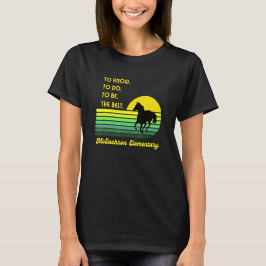 Mceachron elementaire mosterd om te weten te komen t-shirt (Voorkant)