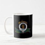 McEwen Clan Tartan Crest Motto Koffiemok (Links)