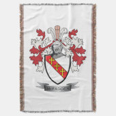 McFadden Family Crest Coat of Arms Deken (Voorkant Verticaal)