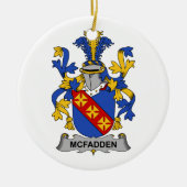 McFadden Family Crest Keramisch Ornament (Voorkant)