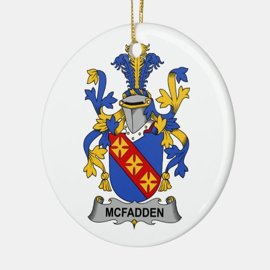 McFadden Family Crest Keramisch Ornament (Links)