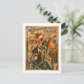 McFadden's rij flats nieuwe editie Theater Briefkaart (Staand voorkant)