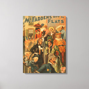 McFadden's rij flats nieuwe editie Theater Canvas Afdruk