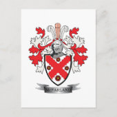 McFarland Family Crest Coat of Arms Briefkaart (Voorkant)