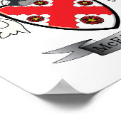 McFarland Family Crest Coat of Arms Poster (Hoek)