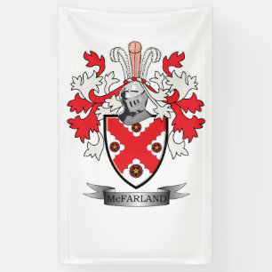 McFarland Family Crest Coat of Arms Spandoek