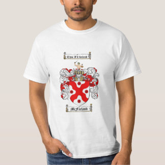 Mcfarland Family Crest - Motlandjas van wapens T-shirt